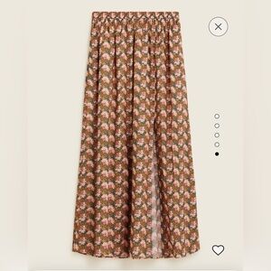 Jcrew Collection Side Slit maxi Skirt NWT